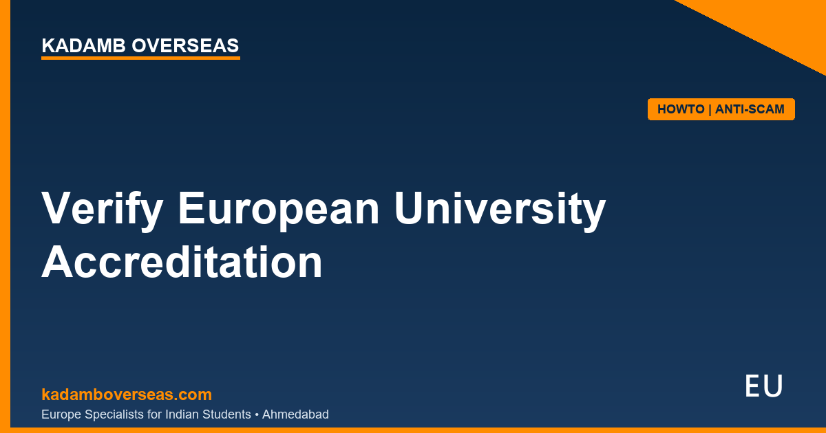 Verify European University Accreditation
