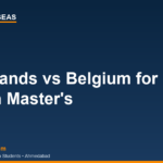Netherlands vs Belgium for English Master's