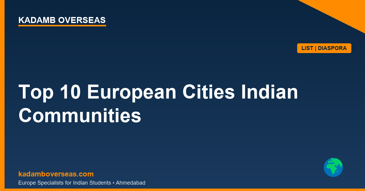 Top 10 European Cities Indian Communities