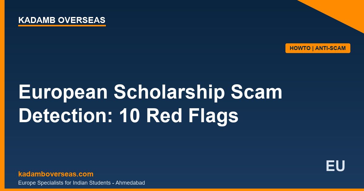 European Scholarship Scam Detection 10 Red Flags