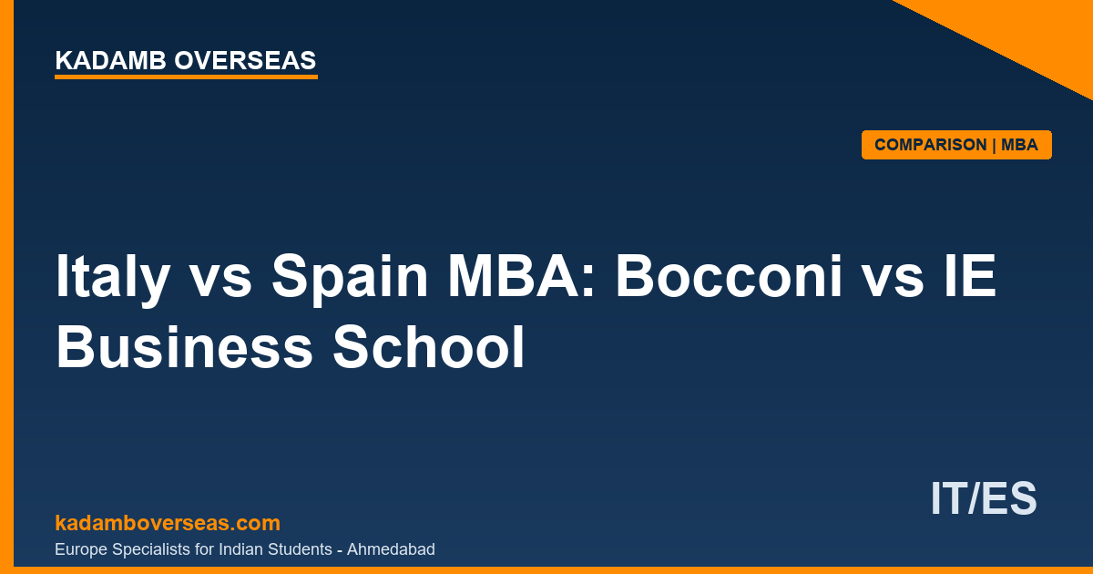 Italy vs Spain MBA Bocconi vs IE Business School