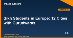 Sikh Students Europe: Cities with Gurudwaras 2026