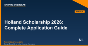 Holland Scholarship Indian Students 2026: Step-by-Step Apply