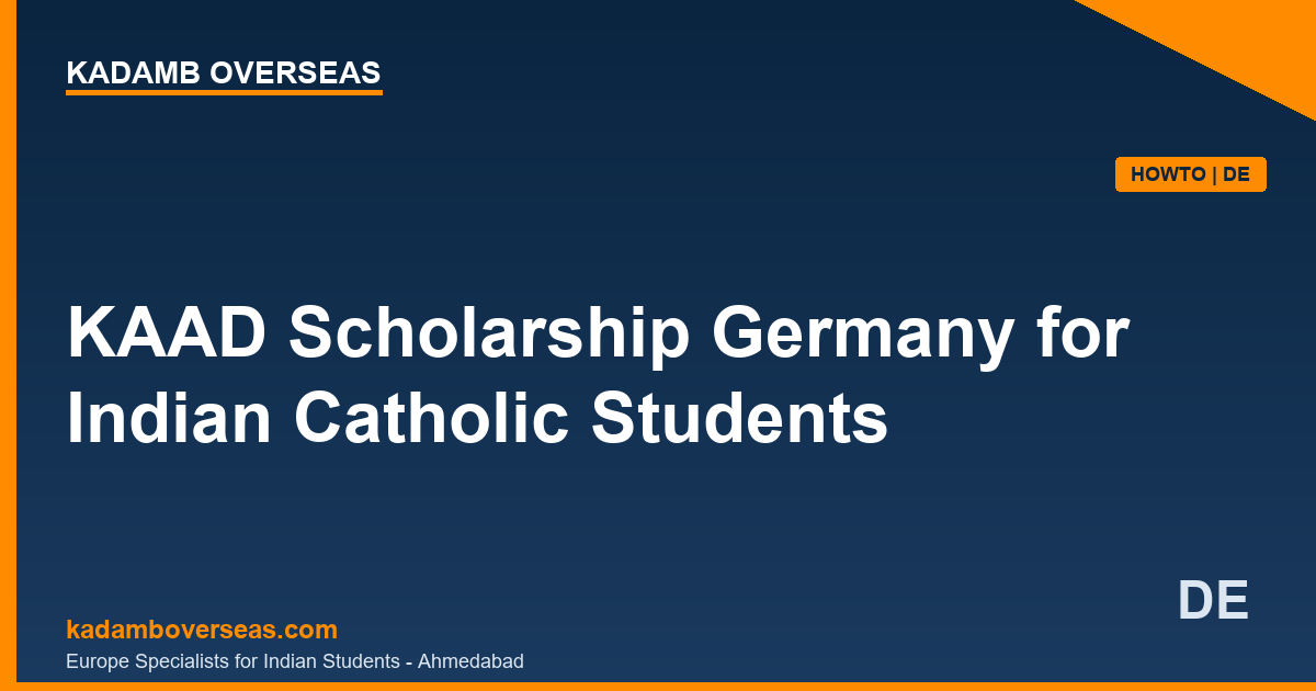 KAAD Scholarship Germany Indian Catholic Students