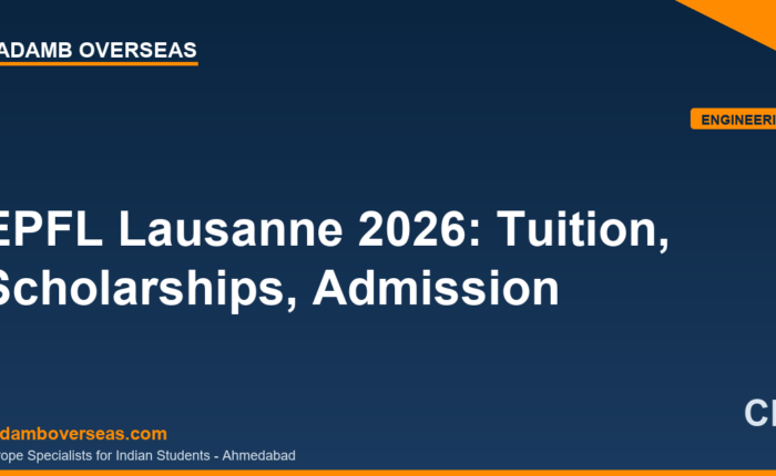 EPFL Lausanne tuition scholarships admission 2026