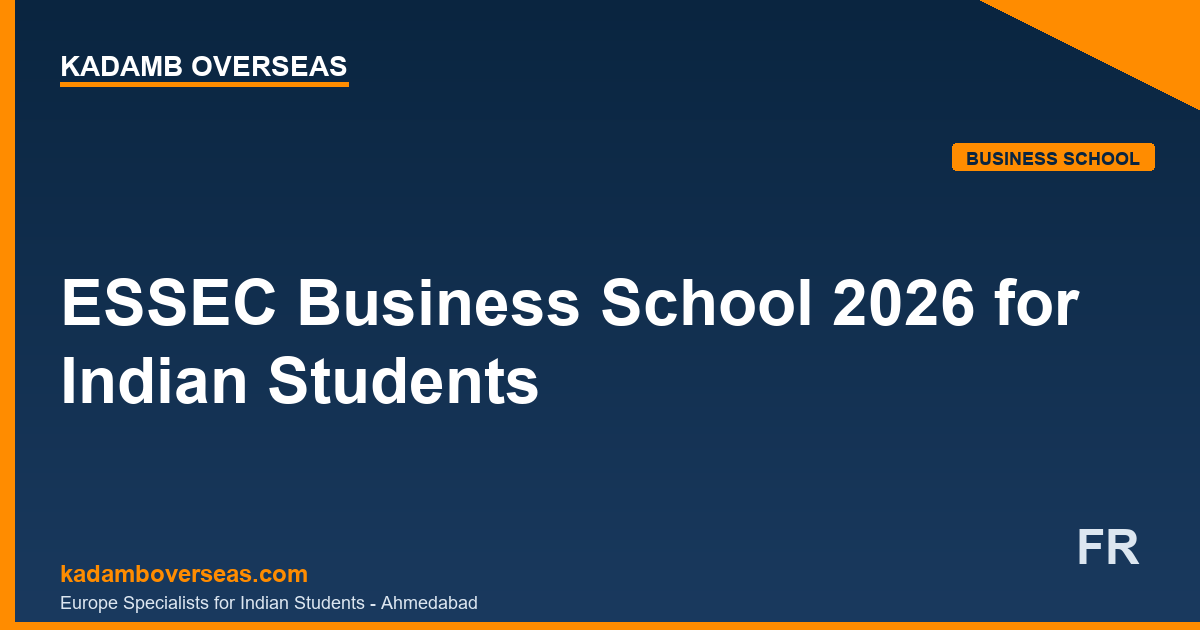 ESSEC Business School 2026 Indian students
