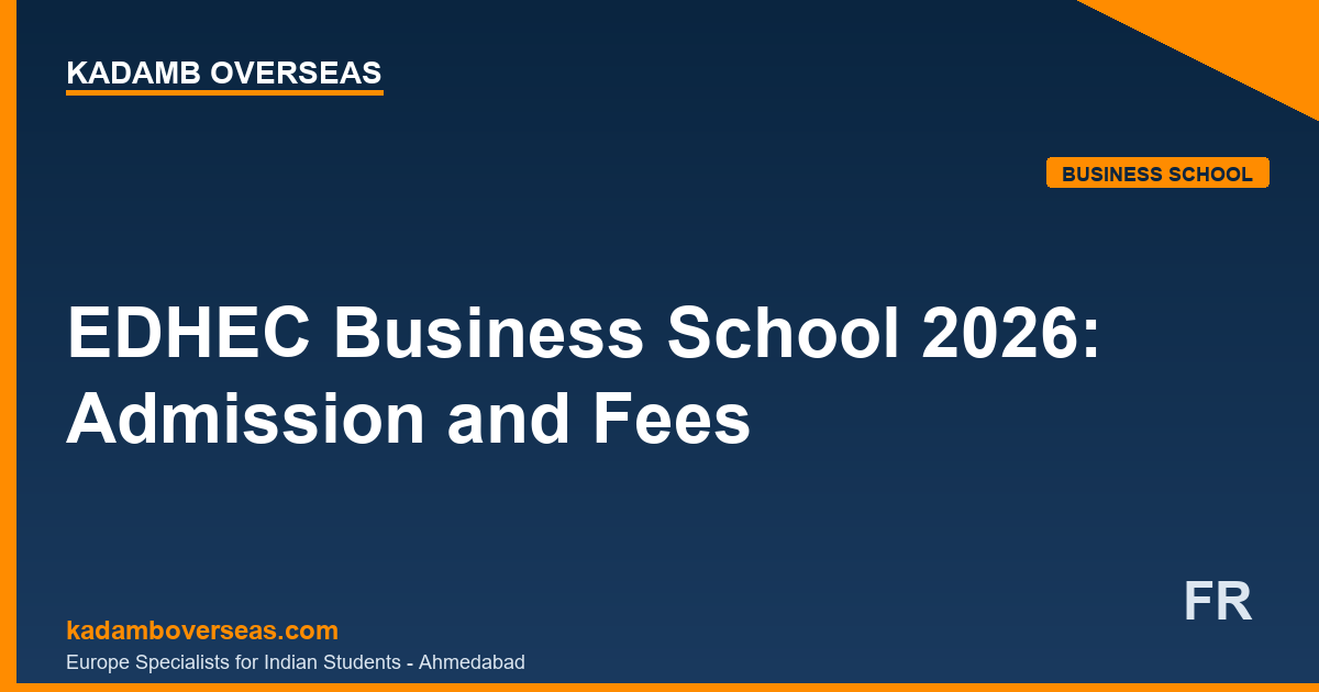 EDHEC Business School 2026 admission
